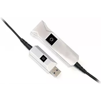 Huddly USB 3.0 aktívny optický kábel, Type-A konektor samec na Type-A konektor samica, 10 m, čierny 7090043790450
