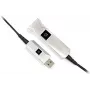 Huddly USB 3.0 aktívny optický kábel, Type-A konektor samec na Type-A konektor samica, 10 m, čierny 7090043790450