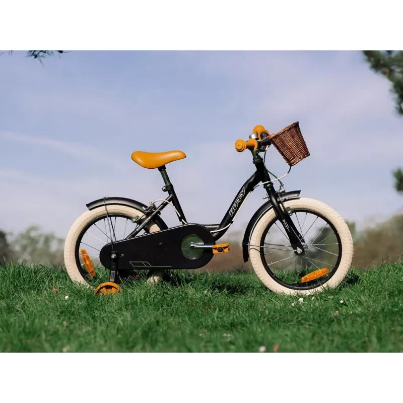 Huffy Vintage 16 detský bicykel – leskle čierny (21255W)