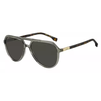 HUGO BOSS BLACK slnečné okuliare BOSS1831S1ED pánske 58/16/145 mm sivé sklá