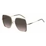 HUGO BOSS BLACK dámske slnečné okuliare BOSS1707S01Q - sivé sklá, čierny rám, 58 mm