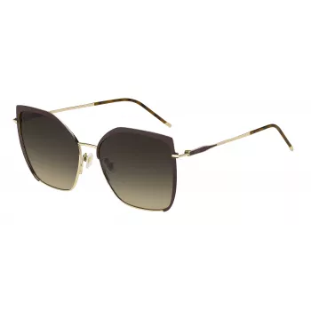 HUGO BOSS BLACK dámske slnečné okuliare BOSS1708S01Q - čierny rám, sivé šošovky, 58 mm