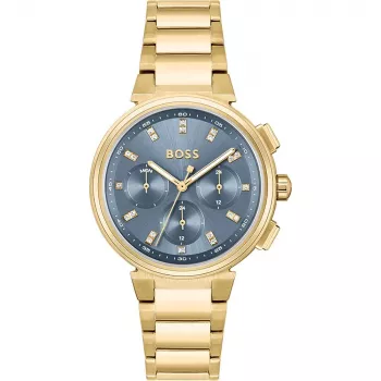 HUGO BOSS Purity dámske hodinky 1502677 38 mm oceľový mesh strieborný ciferník