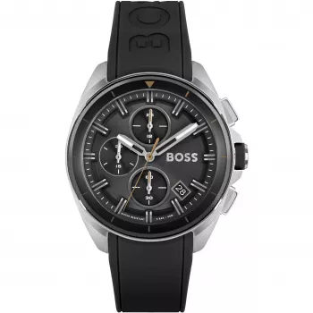 HUGO BOSS Skymaster pánsky chronograf 1513953 44 mm nehrdzavejúca oceľ modrý ciferník