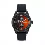HUGO MAN 1530275 45 mm quartz chronografové hodinky modrý ciferník hnedý kožený remienok