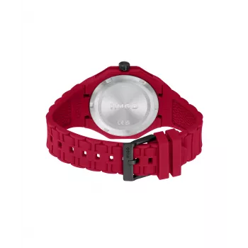 HUGO pánske Velocity chronografové quartzové hodinky 42 mm puzdro z nerezovej ocele čierny silikónový remienok 1530328