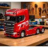 Huina 1501 Scania diaľkové ovládanie nákladné auto, červené, 1:18