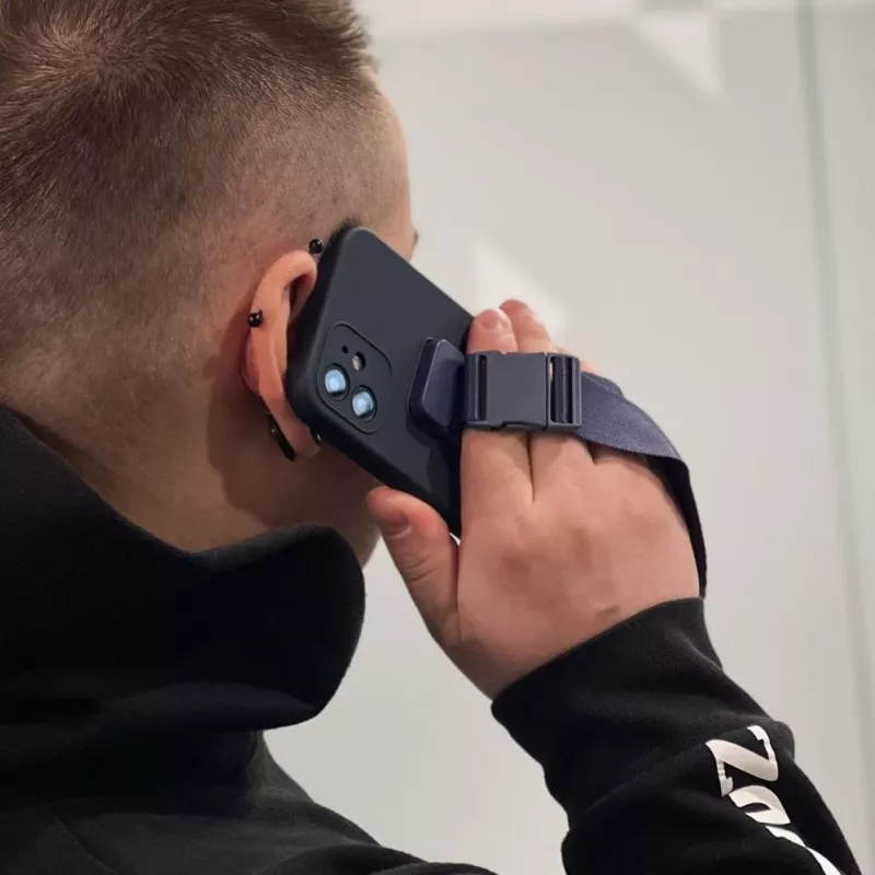 Hurtel modrý USB-C na USB-A kábel 1m nylonový pletený