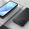 Hurtel Carbon puzdro flexibilný kryt pre OnePlus Nord N200 5G čierna