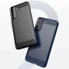 Hurtel Carbon puzdro flexibilné krytie pre Samsung Galaxy S21 FE čierne