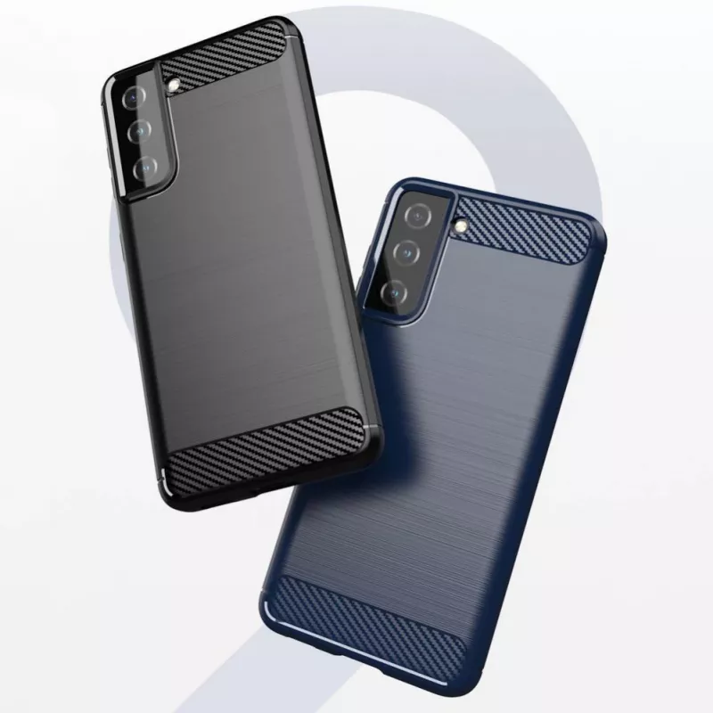 Hurtel Carbon puzdro flexibilné krytie pre Samsung Galaxy S21 FE čierne