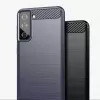 Hurtel Carbon puzdro flexibilné krytie pre Samsung Galaxy S21 FE čierne