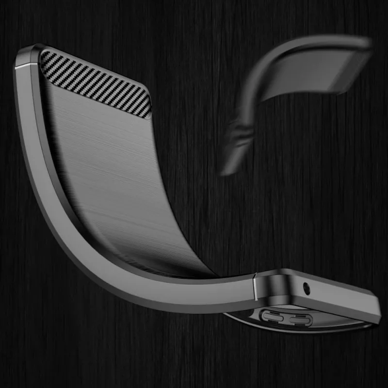 Hurtel Carbon puzdro flexibilný kryt obal pre Samsung Galaxy A53 5G čierny