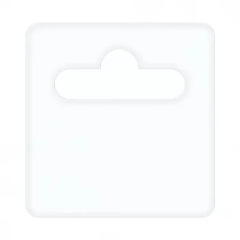 Hurtel Euro Prívesok 50x50 mm Premium s Gumeným Lepidlom 1000 ks/rolka (0,35 mm Fólia)