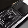 Hurtel Hybrid Armor Camshield puzdro pre Samsung Galaxy A14 - modré
