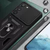 Hurtel Hybrid Armor Camshield puzdro pre Samsung Galaxy A14 - modré