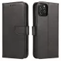 Hurtel Magnet puzdro elegantné puzdro kryt s klopou a funkciou stojana pre OnePlus Nord N200 5G čierne