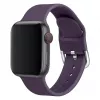 Hurtel silikónový remienok APS pre Apple Watch 38/40/41mm remienok hodinový remienok - čierny