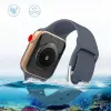 Hurtel silikónový remienok APS pre Apple Watch 38/40/41mm remienok hodinový remienok - čierny