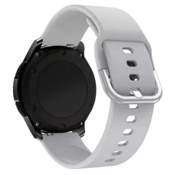Hurtel Silicone Strap TYS Band pre Samsung Galaxy Watch 40 / 41 / 42 / 43 / 44 mm - sivé