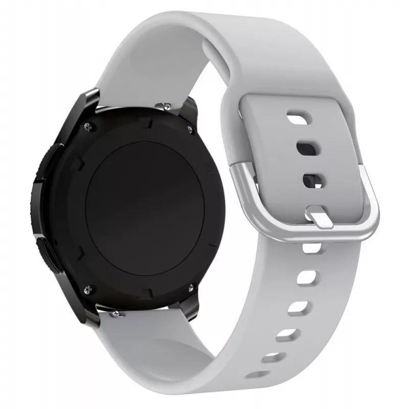 Hurtel Silicone Strap TYS Band pre Samsung Galaxy Watch 40 / 41 / 42 / 43 / 44 mm - sivé