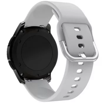 Hurtel Silicone Strap TYS Band pre Samsung Galaxy Watch 40 / 41 / 42 / 43 / 44 mm - sivé