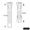 Hurtel Strap Triple Protection pre Apple Watch 42/44/45/49 mm náramok - priehľadný