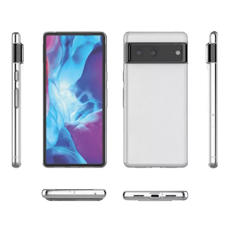 Hurtel Ultra Clear 0,5 mm Puzdro pre Google Pixel 7a Slim Cover Transparentné