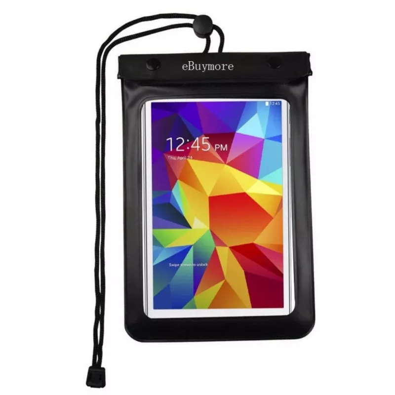 Hurtel univerzálne vodotesné puzdro pre mobil / tablet do 8 palcov čierna