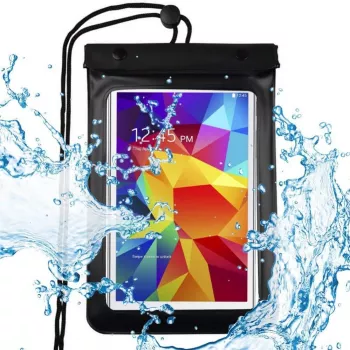 Hurtel univerzálne vodotesné puzdro pre mobil / tablet do 8 palcov čierna