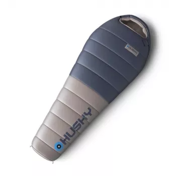 Husky DOPY páperový spací vak -25°C, 85x220 cm, 1,69 kg, modrá/sivá