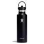Hydro Flask Standard Mouth Flex Straw Cap fľaša na vodu 21 oz (620 ml) čierna
