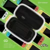 Hyperkin M07541-MTCN pevné puzdro, zelená, viacfarebná, PEVA, pre Nintendo Switch Lite, nárazuvzdorné, vodoodpudivé, taška