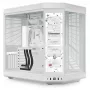 HYTE Y70 Touch Mid-Tower skriňa, biela, 14,1 palcový LCD dotykový displej, tvrdené sklo, E-ATX/ATX/mATX/Mini-ITX