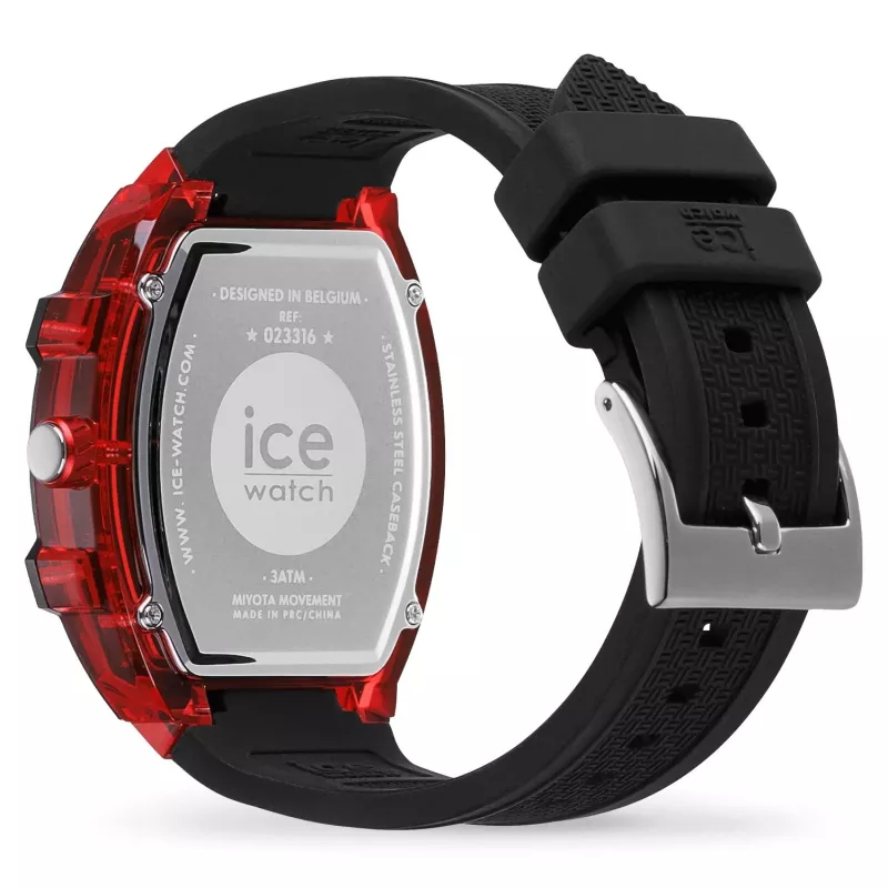 ICE WATCH ICE Man 23316 40mm ružové silikónové quartz hodinky