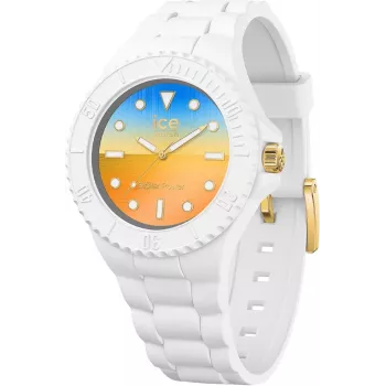 ICE dámske hodinky 020391 (40 mm) – ružový silikónový remienok, analógový quartz