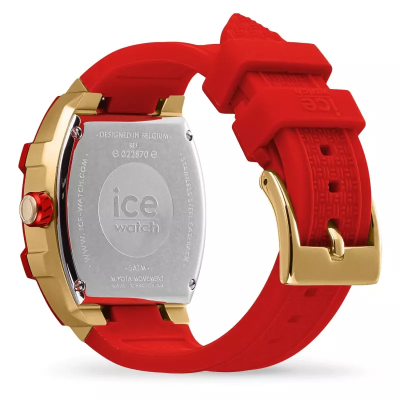 ICE dámske hodinky 22870 (35 mm) - ružový silikónový remienok, quartz analog, 10 ATM vodotesné