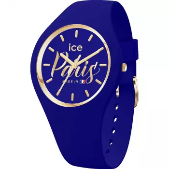 ICE dámske hodinky 23249 (34 mm) – analógový quartz, silikónový remienok, ružová & biela