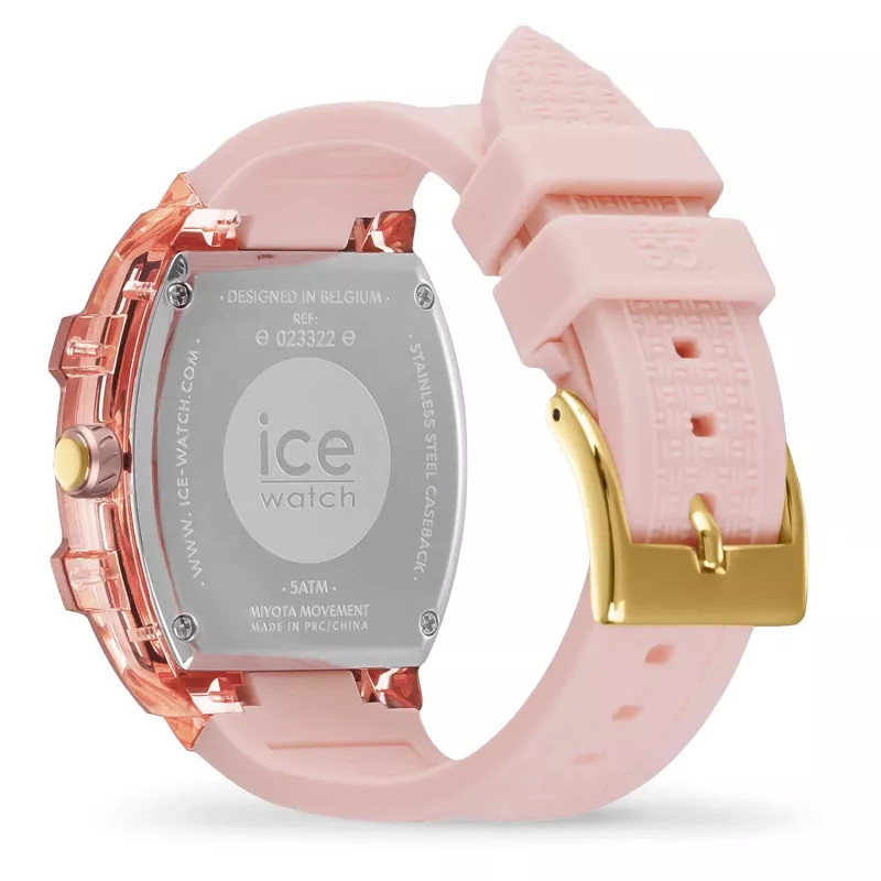 ICE dámske hodinky 23322 (36 mm) ružový silikónový remienok quartz