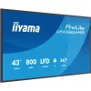 IIYAMA LH4366UHSB-B1AG 43 inch 4K UHD Digital Signage displej, VA panel, 500 cd/m², 24/7 prevádzka, Android 9.0, Wi-Fi, 2x 10W reproduktor