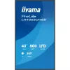 IIYAMA LH4366UHSB-B1AG 43 inch 4K UHD Digital Signage displej, VA panel, 500 cd/m², 24/7 prevádzka, Android 9.0, Wi-Fi, 2x 10W reproduktor