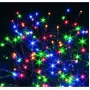 iLike 100 LED viacfarebné svetelné reťaze zelený kábel 3m