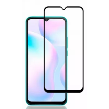 iLike 2.5D Black Frame Full Glue Temperované sklo Ochranné sklo displeja pre Xiaomi Redmi 9A