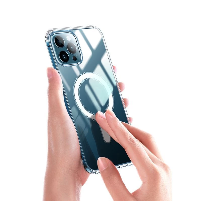 iLike Anti Shock 1,5 mm Mag Case pre Samsung Galaxy A17 4G / A17 5G transparentné Big Hole