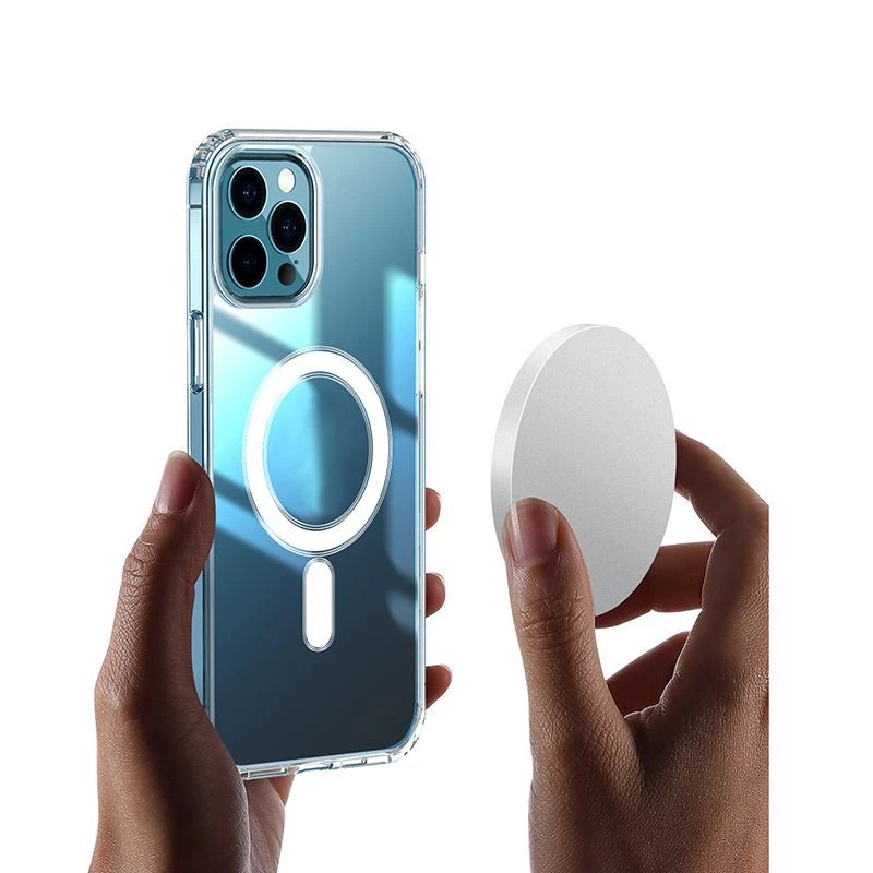 iLike Anti Shock 1,5 mm Mag Case pre Samsung Galaxy A17 4G / A17 5G transparentné Big Hole