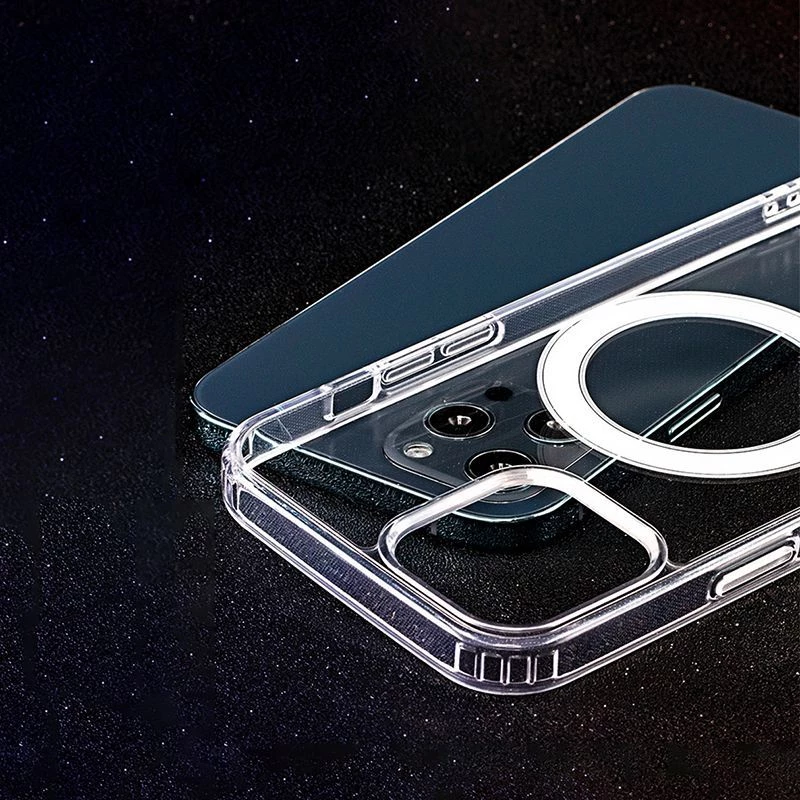 iLike Anti Shock 1,5 mm Mag Case pre Samsung Galaxy A17 4G / A17 5G transparentné Big Hole