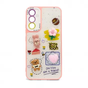 iLike Apple iPhone 13 Epoxy Cartoon kryt ružový