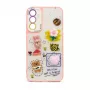 iLike Apple iPhone 13 Epoxy Cartoon kryt ružový