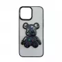 iLike Apple iPhone 13 silikónové puzdro Print Desire Bear čierne