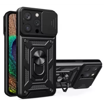 iLike Apple iPhone 14 Pro Max Armor Camshield Case čierna